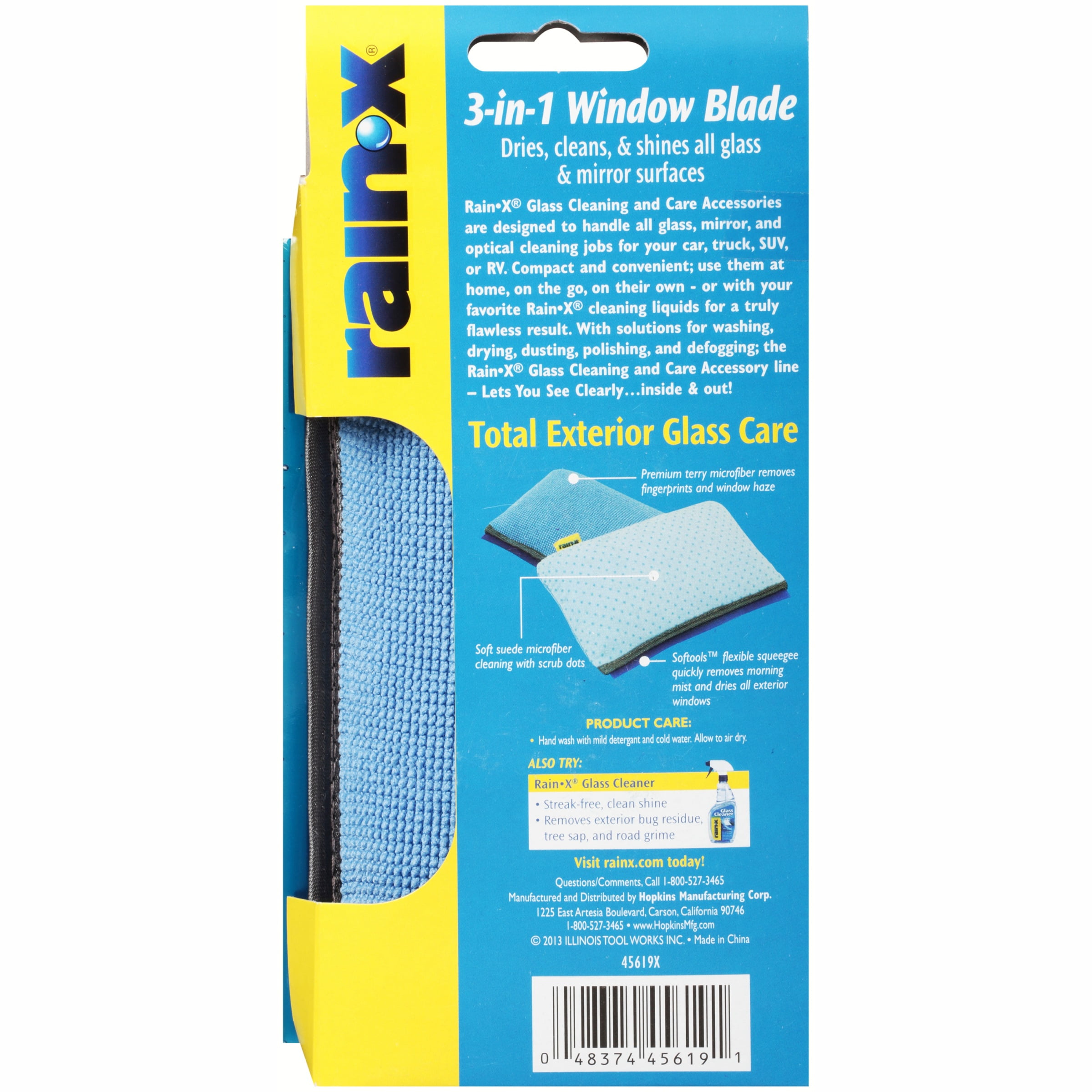Rain-X® 3-in-1 Window Blade + Squeegee - Walmart.com