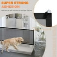 thumbnail image 6 of LAMIRO Extra Wide Retractable Nylon Mesh Pet Gate with 2 Stretchable Poles,Expands to 70.9" Wide,Mesh Baby Gate,Retractable Pet Gate, 6 of 7