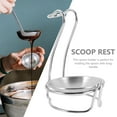 thumbnail image 4 of MOVTOTOP Sturdy Stainless Steel Spoon Holder for Home Silver Upright Spoon Rest 7.87 Inches, 4 of 8