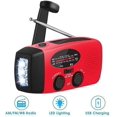 thumbnail image 3 of Radio Solar Radio De Manivela Multifunción Portátil Al Aire Libre Para Emergencias Con Manivela Linterna Led Banco De Energía Radio De Emergencia Fm/am Para Campamento De Senderism, 3 of 5