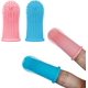 thumbnail image 2 of 2 cepillos de dientes de silicona para perros y gatos, juego de cepillos de dientes para mascotas, cepillo de dientes de silicona suave de 360 ​​° para limpieza de dientes, azul + rosa, 2 of 5