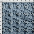 thumbnail image 4 of oneOone Cotton Poplin Blue Fabric Asian Floral Sewing Material Print Fabric By The Yard 56 Inch Wide, 4 of 4