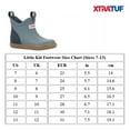 thumbnail image 7 of XTRATUF Little Kids 4in ADB Stormy Blue Ankle Deck Boots, Size: 7 (XKAB203C-7), 7 of 7