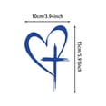 thumbnail image 2 of ZZHZGZ Clearance Sale Heart Stickers Self Heart Shape Decorative Decals Reflective Wear Vehicle Stickers for and Trailers, 2 of 3