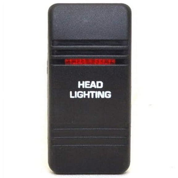 Carling Boat Rocker Switch Actuator | Head Lighting Black