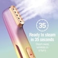 thumbnail image 4 of Vaporizador de ropa portátil CHI VIBES para ropa, telas y cortinas, 5 minutos de vapor continuo, antiarrugas portátil para el hogar y viajes, esencial para vacaciones, depósito de agua de 80 ml, rosa, 4 of 5