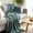 Bu, variant on Knitted Throw Blanket with Tassels Bubble Textured, Tassel Breathable Cellular Blanket Nordic Style Soft Cozy Couch Cover Decorative Blanket for Sofa Bed Settee Armchair