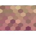 thumbnail image 1 of Ahgly Company Machine Washable Indoor Rectangle Transitional Cherry Red Area Rugs, 5' x 7', 1 of 7
