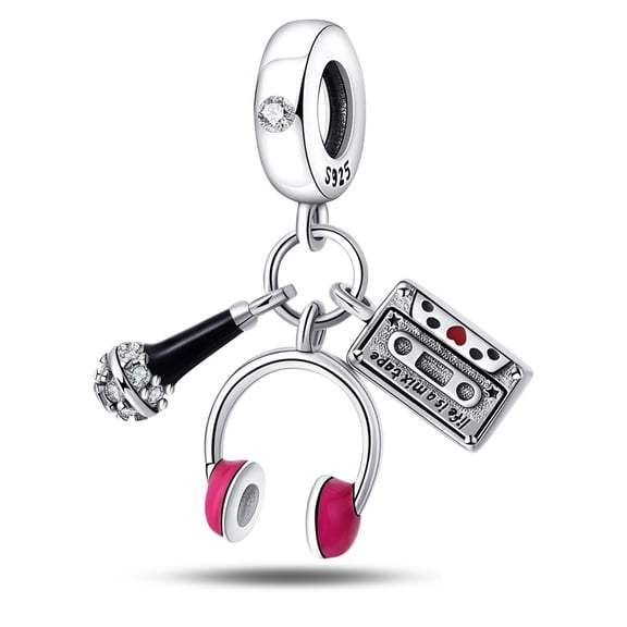 Tape Three - Piece Set Charm, Compatible with Most Bracelet, Charm for Bracelet