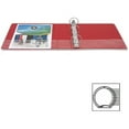 thumbnail image 6 of Business Source Basic Round Ring Binders 2" Binder Capacity - Letter - 8 1/2" x 11" Sheet Size - Round Ring Fastener(s) - Vinyl - Red - 1.52 lb - 1 Each, 6 of 7