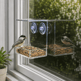 thumbnail image 4 of OnDisplay Window Bird Feeder with Strong Suction Cups – Clear Acrylic Outdoor Window Bird Feeder for Wild Birds, 4 of 7
