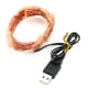 thumbnail image 4 of Guirnalda de luces LED Pontos de 2, 5 y 10 m, impermeable, con cable de cobre, 5 V, USB, para decoración de bodas y fiestas, 4 of 8