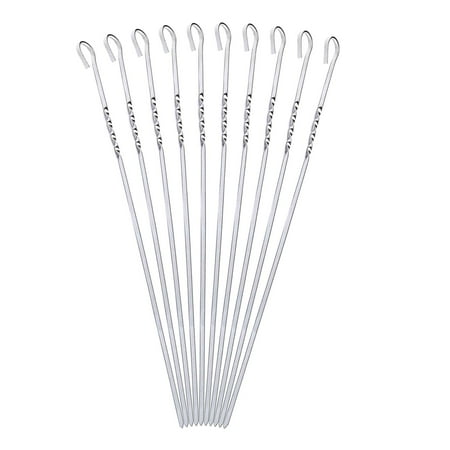 

10pcs/set Barbecue Meat String Skewers Chunks of Stick for BBQ Outdoor Picnic