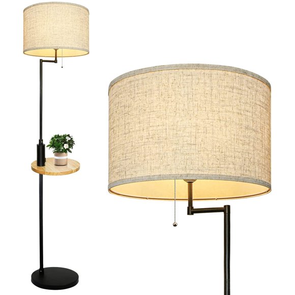 Side Table Lamp Combo