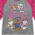 thumbnail image 3 of Paw Patrol - Besties Big Group - Toddler And Youth Girls Raglan Graphic T-Shirt, 3 of 5