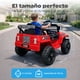 thumbnail image 3 of Carro Eléctrico Infantil 4x4 Yei Cosmo 12V Rojo con Control Remoto Luces LED y Bluetooth, 3 of 8