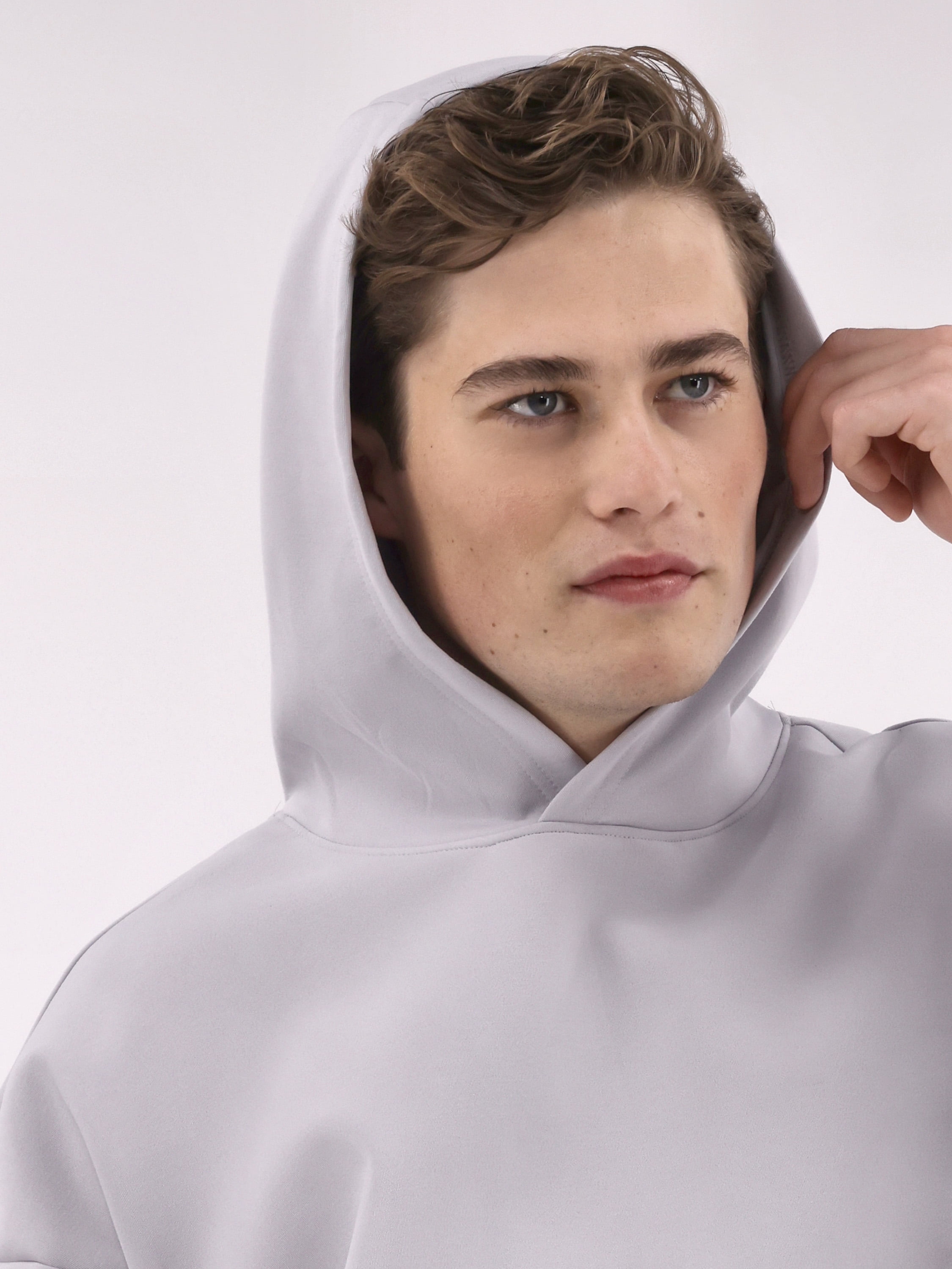 No Boundaries Men's & Big Men's Double Knit "Scuba" Fleece Sweatshirt Hoodie, Sizes XS-3XL
