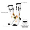 thumbnail image 4 of Lukts Chaussettes Motif Gnomes Tournesol de Printemps pour Femmes et Hommes, Cadeaux pour le Golf, la Chasse, le Camping, la Randonnée, le Ski, la Lecture, les Sports et Plus, 4 of 6