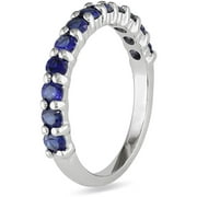 1-1/10 Carat T.g.w Created Blue Sapphire