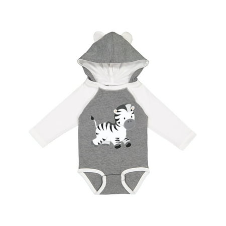 

Inktastic zebra Gift Baby Boy or Baby Girl Long Sleeve Bodysuit