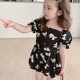 thumbnail image 4 of Gerichy Girls Summer Outfits, Baby Girl Flower Embroidery Sleeveless Romper Casual Summer Cotton Jumpsuit, 4 of 9