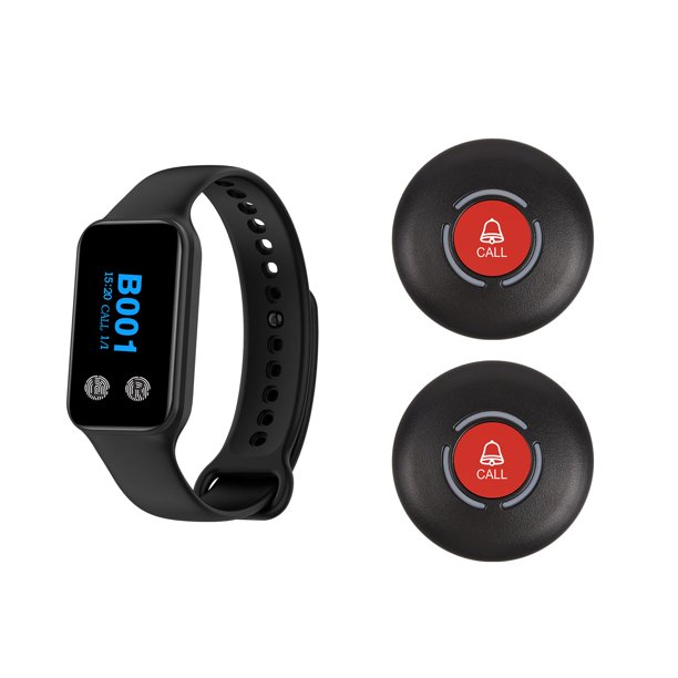 Buscapersonas para cuidadores WNKRUN 200VT, botones impermeables de 500 pies