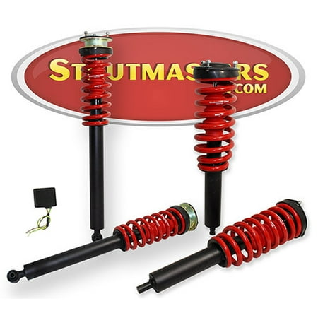 Elimination Kit - Strutmasters 4 Wheel Suspension Conversion Kit with Warning Light Elimination Module for a 2000-2006 Mercedes S Class 4Matic Sedan