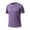 Purple, variant on Men's T-Shirts Dry Fit Short Sleeve Workout Athletic Casual Gym Running Tee Fishing Tops Rash Guard Shirts