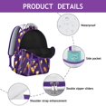 thumbnail image 4 of Ice Cream Backpack for High School - Cute & Functional, Large Main Compartment, Side Pockets, Perfect for Books & Essentials, 4 of 6
