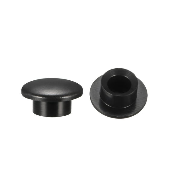 30 Pcs 3.2mm Hole Dia Plastic Push Button Tactile Switch Caps Cover Keycaps Protector Black for 6x6 Micro Switch