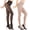 Black&Coffee, variant on Women‘s Sheer Shimmery Control Top Tights, High Waist, 1Black1Nude, L-X
