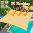 thumbnail image 3 of KANCOKIT Sun Shade Sail Canopy Patio Garden Covers Outdoor Rectangle Awning Pool Sunshade, 3 of 11