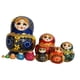 thumbnail image 5 of Muñecas Matrioska de 10 capas apilables, ideales para decorar el hogar, Pascua, Halloween y Navidad. azul, 5 of 9