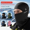 thumbnail image 2 of Unisex Winter Outdoor Thermal Cycling Ski Hood Bike Motorcycle Liner Full-Face Windproof Cold-Weather Mask Outdoor Face Cover Neck Warmer Upgraded Version with Eyeglass Holes Hat for Outdoor Cycling, 2 of 17