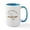 White/Blue Inside, variant on CafePress - Perfect Cribbage Hand Mugs - 15 oz Ceramic Large White Novelty Mug