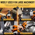 thumbnail image 2 of boen 1/2â Drive SAE Impact Socket Set, 3/8" to 1-1/2" Deep Socket, 6-Point Hex Socket with Portable Case, Rugged Construction, CR-V Steel, 24PCS, 2 of 7