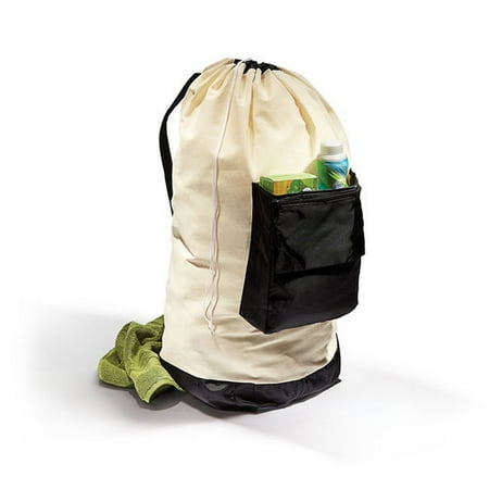 Better Homes and Gardens Stuff Tuff Bag, Ivory/Rich Brown