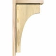 thumbnail image 3 of 6"W x 10"D x 18"H Huntington Rough Sawn Corbel w/Backplate, Douglas Fir, 3 of 9
