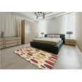 thumbnail image 4 of Ahgly Company Indoor Square Patterned Khaki Gold Area Rugs, 6' Square, 4 of 6