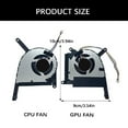 thumbnail image 5 of Efficient Thermal Dissipation Laptop GPU CPU Fan For FA507RC FX507ZC-ES53, 5 of 7