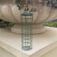 thumbnail image 5 of sruoe Bird Feeder, Hanging Bird Feeder Tray, Bird Feeders Outdoor, Cardinal Bird Feeder, Hopper Feeder, Small Large Bowl Wild Bird Feeders for Garden Decor, Metal, 5 of 7