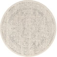 thumbnail image 3 of Unique Loom Isabella Collection Area Rug - Adjani (5' 1" Round White/Blue), 3 of 9