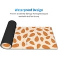 thumbnail image 2 of Almond Beige -Mouse Pad, Big Desk Mat, Extended Gaming Mouse Pad, Mouse Mat with Non-Slip Rubber Base ＆ Stitched, 31.5 X 11.8 in Large Desk Pad for Keyboard, Mouse, Home and Office, 2 of 5