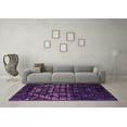 thumbnail image 3 of Ahgly Company Indoor Square Abstract Pink Modern Area Rugs, 8' Square, 3 of 4