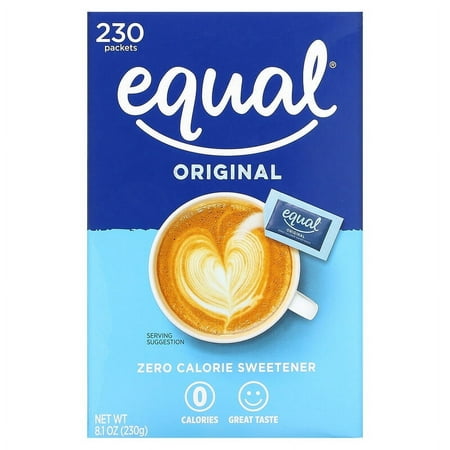 Equal Original 0 Calories Sweetener Classic Packets Gluten Free 230ct (2 Pack)