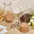 thumbnail image 4 of 2Pcs Large Cork Stoppers 2.4~3.2 Inch Cork Bottle Stoppers Tapered Corks Plugs Corks Canning Jar Lids Wood Tapered Plugs Wooden Taper Stopper for Kitchen Wedding Favor Canning, 4 of 5