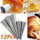 thumbnail image 5 of 12x Non-Stick Stainless Steel Cannoli Form Tubes Cream Croissant Horn Bread Mold Baking Tool Non-stick, Anti-rust And Durable., 5 of 11