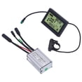 thumbnail image 3 of 1 To 2 Wire Aluminum Alloy Electric Bike Conversion Kit, Waterproof Bicycle Lithium Battery Modified Controller Kit With LCD3 Display Meter For 250W 350W Motor, 3 of 8