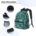 thumbnail image 4 of Goofa Lephants in the Jungle Print Casual Backpack for Women Men,Waterproof High School Bookbag,Lightweight Travel Daypack,Classic College Backpack,Laptob Backpack, 4 of 6
