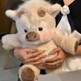 thumbnail image 4 of 24" Highland Cow Stuffed Animals,Cute Horned Yak Plush Toy with Soft & Cozy Texture for Relaxation and Comfort,Gift for The One You Love(Khaki), 4 of 7